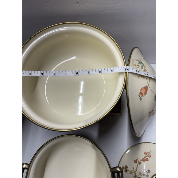 Mikasa Grande Chef Silk Bouquet Cooking Pots With Lids - Made in Japan - Picture 15 of 16